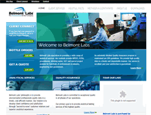 Tablet Screenshot of belmontlabs.com
